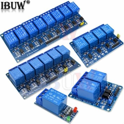 5v 1 2 4 6 8 channel relay Module with optocoupler Relay Output 1 2 4 6 8 way relay module for arduino In stock