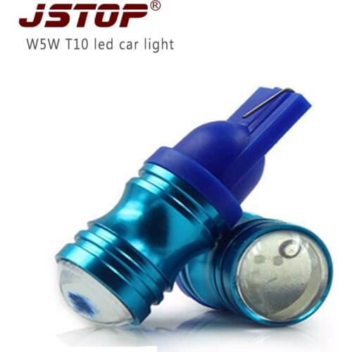 JSTOP led License Plate Lights 6000K car lamps Luggage Compartment Lights led T10 W5W door light 12V wy5w led auto width lights