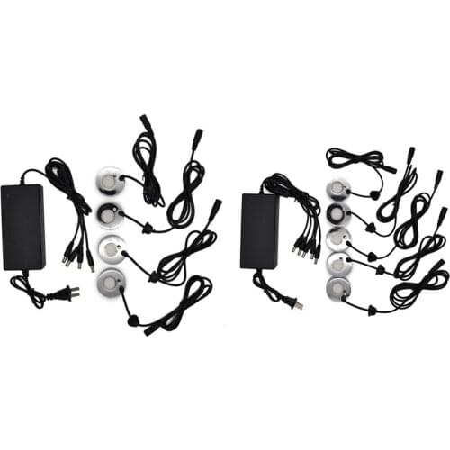 Mist Maker Fogger Ultrasonic Humidifier With 9Pcs Atomizing Heads Water Fountain Fog Atomizer Air Humidifier US Plug