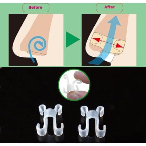 1PC Sleeping Aid Nose Clip Anti Snore Stopper Snoring Silent Sleep Aid Device Guard Night Anti Snoring Device with Case