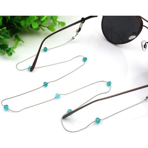 1pcs Eyeglass Strap Reading Glasses Hanging Chain Fashion Sunglasses Spectacles Holder Neck Cord Glasses Slip Metal Chain