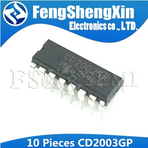 10PCS CD2003GP DIP16 CD2003 DIP 2003GP DIP-16 FM/AM RADIO IC