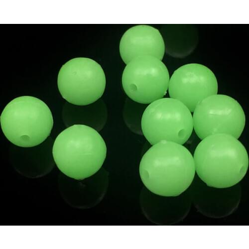 1000PCS Luminous Beads Fishing Space Beans Round Float Balls Stopper Light Balls Sea Fishing Tackle &T8