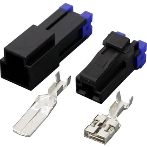 500 sets 1 Pin Automotive Plastic Shell Speaker Wire Harness Insert 9.5 Insert Sheath DJ7011Y-9.5-11/21