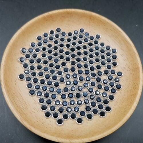 5MM Black Rhinestones Garment Flat Back Crystals 144Pcs Hotfix Strass Glass Rhinestones Diy Clothes Diamond Crafts Accessories