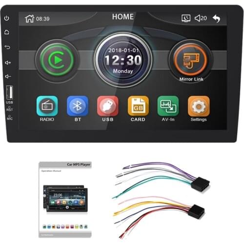 9 Inch 1Din Car MP5 Player Contact Sn FM Radio Bluetooth USB AUX Mirror Link