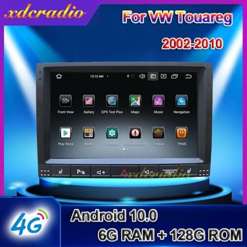 Xdcradio 9" Touch Screen Android 10.0 For VW Volkswagen Touareg Car Radio Car Multimedia Player GPS Navigation Stereo 2002-2010