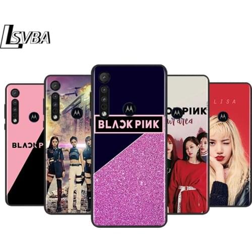 BlakPinks Lisa for Motorola G9 G8 G E7 E6 One Play Marco Hyper Fusion Stylus Power Edge Plus Black Phone Case