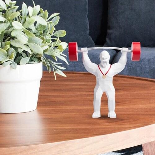 Big King Kong Statue Animal Simulation Crafts Synthetic Resin Sculpture Ornament Gorilla Statue Living Room Home Deco