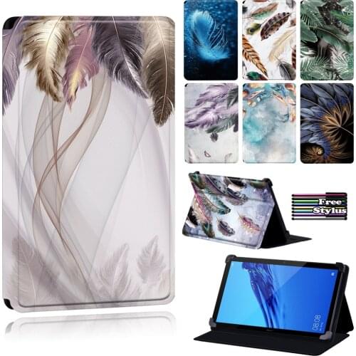 Flip Tablet Case for Huawei MediaPad(T1/T3) 8.0/MediaPad(T1 /T3) 7.0/MediaPad (T1/T5)10/T3 10 9.6/T2 10 PRO - Feather Cover Case