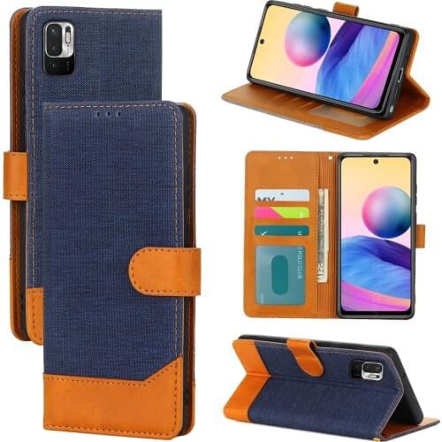 Note 10T 5g Phone Leather Case For Xiaomi Redmi Note 10T Cover Flip Wallet Magnetic Card Book For Redmi Note10 Note 10 T Case