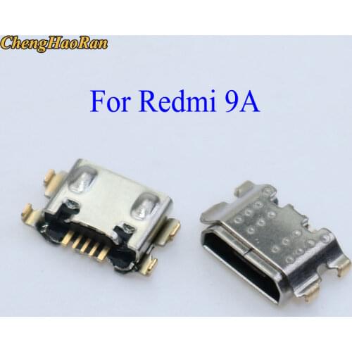ChengHaoRan 2pcs Micro USB Charger Charging jack Connector Socket charger Port Dock plug For Xiaomi Redmi 9A