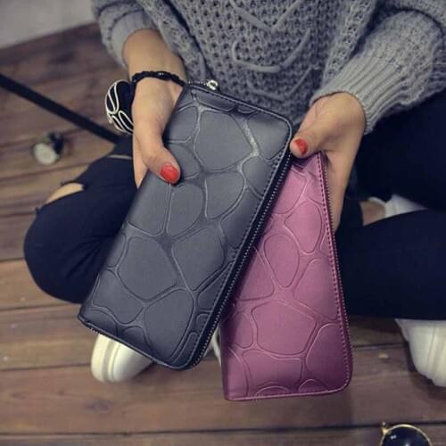 Long Wallet Women Purses Tassel Fashion Coin Purse Card Holder Wallets Female High Quality Clutch Money Bag PU Leather Wallet