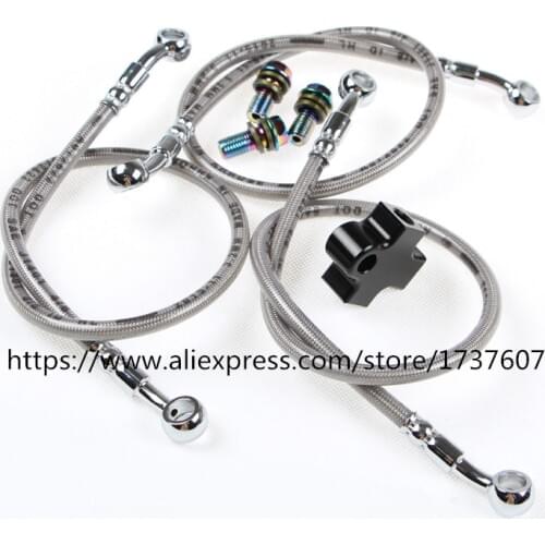 Hydraulic Brake Hose Pipe Tee Coupling Tee Fitting Tee Connector 3way Adapter For Motorcycle Dirt Pit Bike ATV Brake System