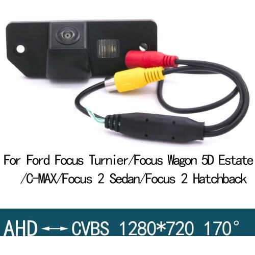 HD 720P 170° Fisheye Lens Car Reversing Rear View Camera For Ford Focus 2 Sedan/Hatchback/C-MAX/Ford Focus Wagon 5D Estate