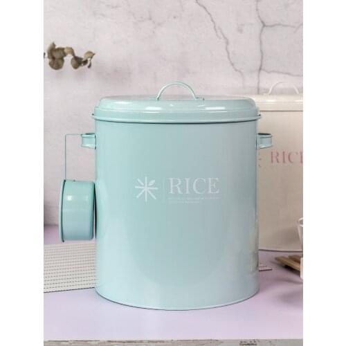 10KG Rice Storage Box for Home Kitchen Organizer Flour Rice Powder Container Large Capacity Grain Cereal Dispenser Food Bucket