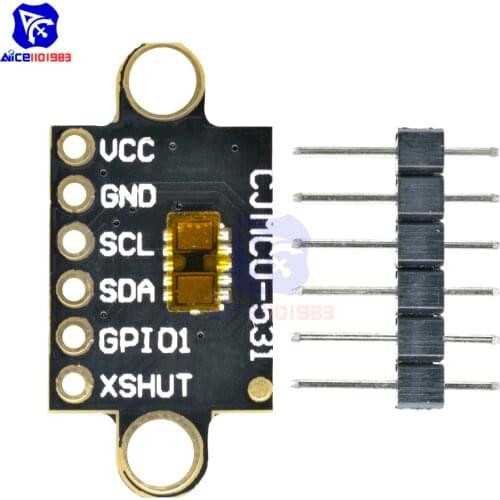 VL53L0X Time-of-Flight Flight Distance Measurement Sensor Breakout VL53L0X ToF Laser Range Finder for Arduino