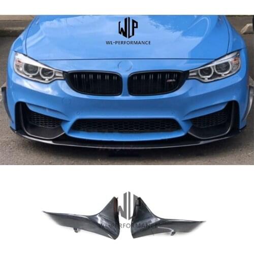 M4 F82 F83 Car Styling High Quality Carbon Fiber Auto Car Front Bumper Aprons Side Splitters For BMW M4 Car Body Kit