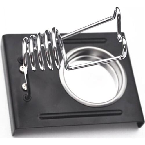 SY-33 Soldering Iron Support Stand Station Metal Base Rectangle Stand Holder Base Support Station Safety Protecting Base