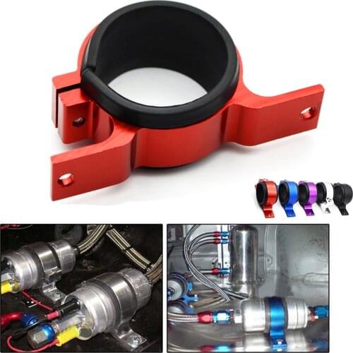 Aluminum Alloy 50mm Car Fuel Pump Mounting Bracket Single Filter Clamp Cradle Mounting Bracket Clamp cradle Fuel Pump Support