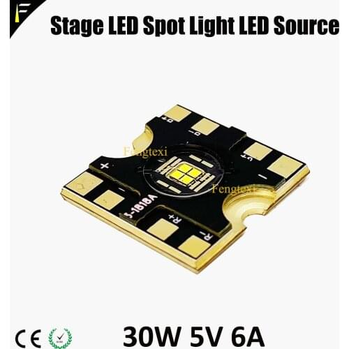 Stage Spot Light COB 120 Degree LED Chip 30W 5V 6A for Gobo LED Moving Spot 30W Lighting Stage Accessories