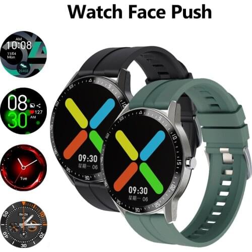 Smart Bracelet Round Screen Watch Heart Rate and Blood Pressure Monitoring Sports Pedometer Bluetooth Information Reminder