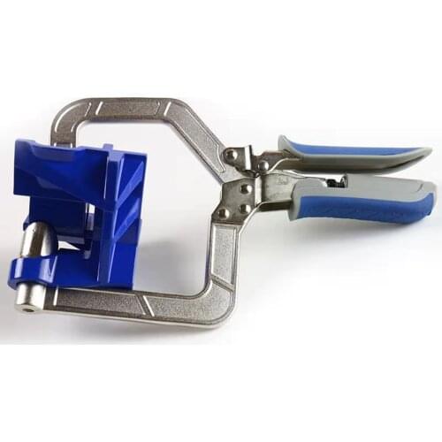 90 Degree Corner Clamp Woodworking Right Angle Clamp Fixing Clip for Pocket Hole Joinery Carpenter Photo Framing Cabinet