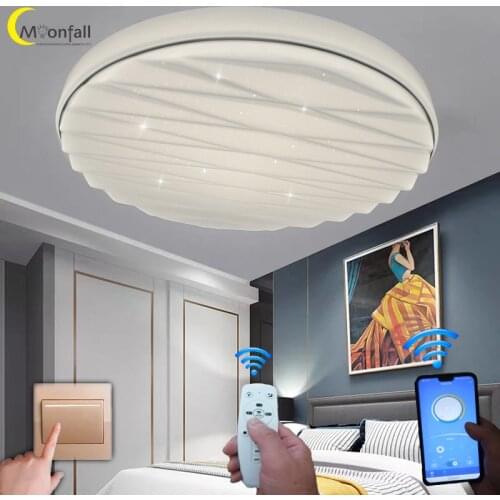 Cmoonfall Luz Led Smart Ceiling Lights For Living Room Lampara Techo Dormitorio Infantil Bedroom Lamp Plafonniers Lampy Sufitowe