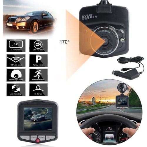 Universal 2.4inch Full HD Lens 1080P Car Auto Camcorder DVR Vehicle Camera Video Recorder Dash Cam G-sensor