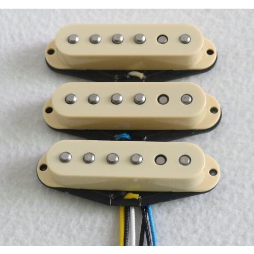 60;s Vintage electric guitars Alnico Single guitar pickup for custom SSS ST guitars with flatwork bobbin