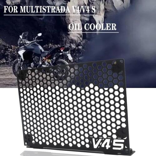 High Quality New Motorcycle Accessories Oil Cooler Radiator Guard For Ducati Multistrada V4 V4 S V4S