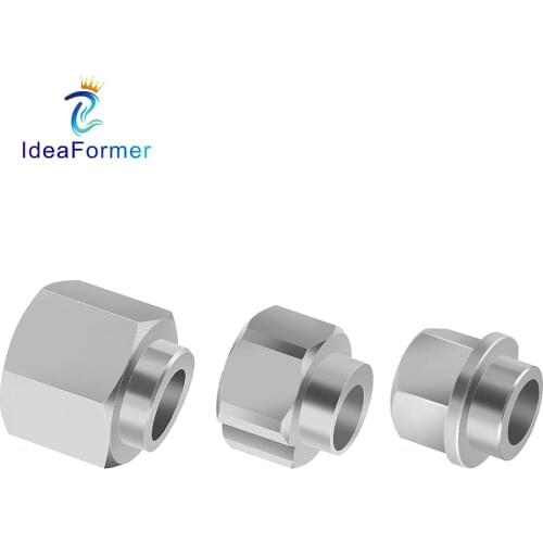 10Pcs 3D Printer Parts Openbuilds V Groove Eccentric Column / Hexagonal Isolation Column Bore 5mm Hight 6mm/8mm Stainless Steel