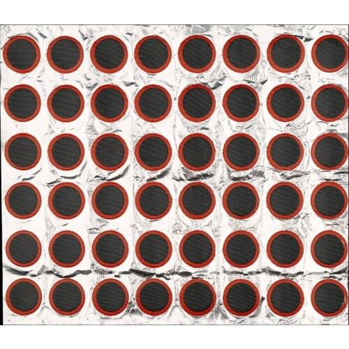 48pcs 25mm Round Rubber Bicycle Tire Patch Cycle Repair Tools Inner Tube Puncture Cycle Repair Tools Bike Tools Tire Repair Kit