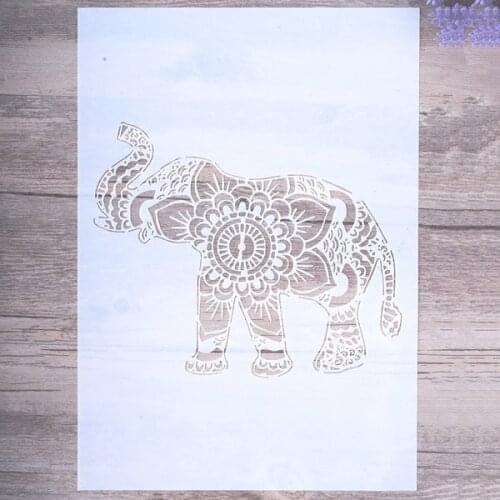 A4 A3 A2 Size DIY Craft Mandala Stencils for Painting on Wood,Fabric,Walls Art Scrapbooking Stamping Album Embossing Paper Cards
