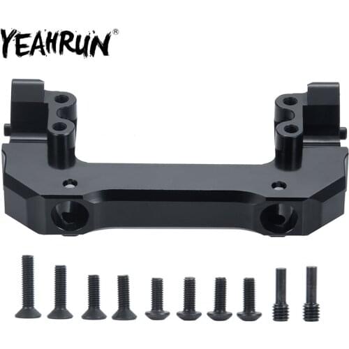 YEAHRUN Aluminum Front Servo Mounting Bracket Holder for Axial SCX10 III AXI03007 1/10 RC Crawler Car Upgrade Parts Accessories