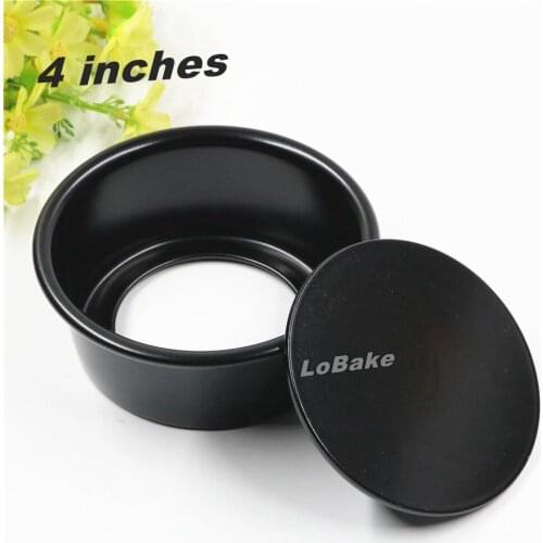 4 inches nonstick loose base round aluminium chiffon cake mould bread mold formas de aluminio tart cupcake moulds DIY bakery