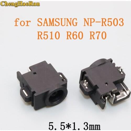ChengHaoRan 1pcs DC Power Jack for Samsung NP-R18 R20 R510 R60 R70 R458 R460 R503 R510 R710 Q35 Q45 Q208 connector jack