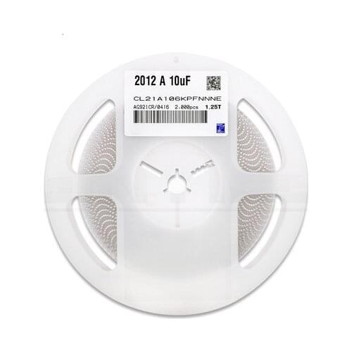 CL21A106KPFNNWG CL21A106KPFNNWE CL21A106KPFNNNG CL21A106KPFNNNE CL21A106KPFNFNE CL21A106KPCLQNC 0805 10uF 10V X5R ±10% Chip MLCC