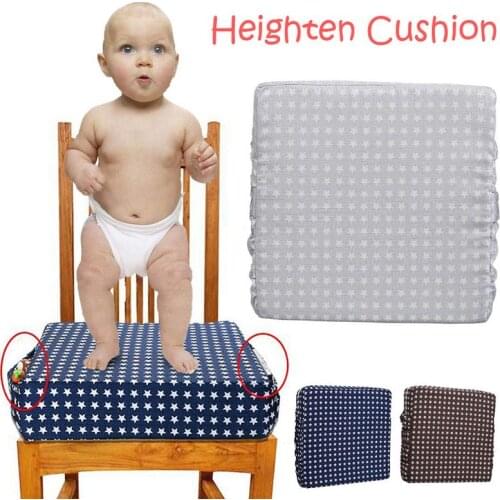 Baby Dining Chair Booster Cushion Removable Kids Highchair Seat Pad Star Chair Heightening Cushion Child Kid Chair Seat Product