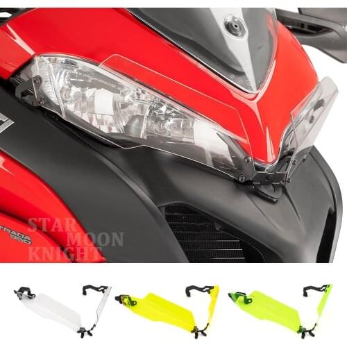 For DUCATI MULTISTRADA 950 1200 1260 HEADLIGHT PROTECTION 2015 2016 2017-2020 Motorcycle Headlight Protector Guard Grille Cover