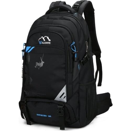 50L Unisex mens backpack travel back pack sports bag oxford outdoor trekking rucksack Hiking Climbing cycling backpack for male