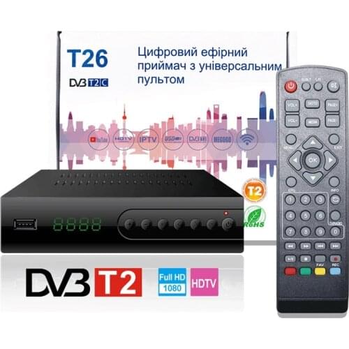 DVB-C Combo TV Tuner DVB T2 Digital TV Receiver H.264 Decoder Set Top Box