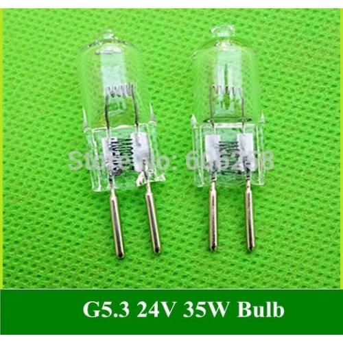 G5.3 24V 20W 35W 50W Machine Work Lights Instrument Bulb Beads 60PCS