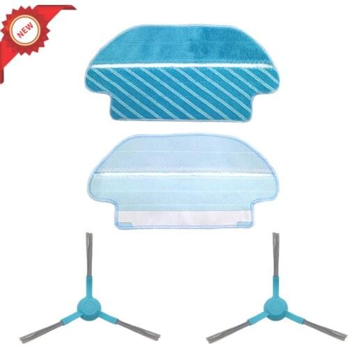 HEPA Filter side Brush Mop Pads Cloth for Cecotec Conga 3290 3490 3690 Vacuum Cleaner Spare Parts Side brush Proscenic m7