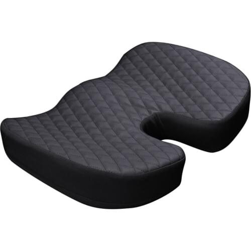 Easy Clean Memory Foam Pu Leather Car Seat Cushion For Hip,Tailbone Pain Office Chair Cushions Coccyx For Lada Vesta Y5 X20