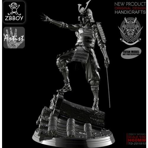 1/32 Resin Figures Kits Magic Soul Warrior Resin Soldier Model Self-assembled TD-201915