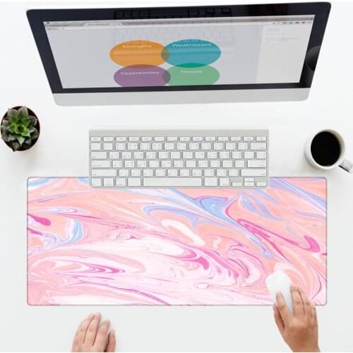 XGZ 2018 Featured New Marble Pattern Desktop Mouse Pad Large Size Slip Durable Home Office Computer Laptop Gaming Mouse Pads
