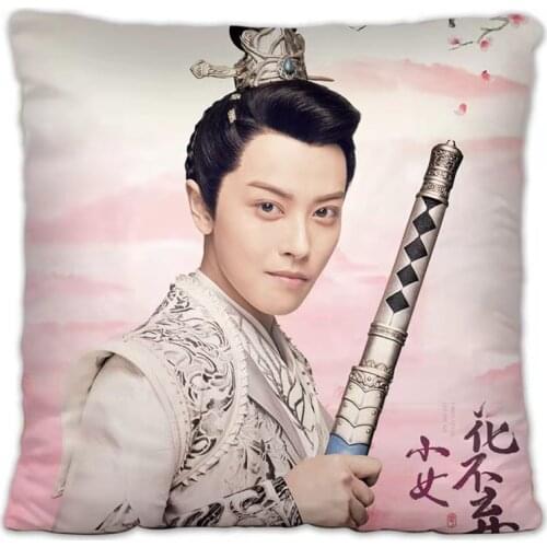 The Little Girl Does Not Give Up Xing En Pillowcase Pretty Scholar Yu Le Same Paragraph Star Photo Poster Cushion Cover Souvenir