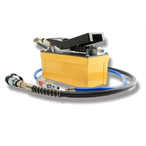 1.6 liters aluminum shell pneumatic air foot pump with 3 meters hose and fittings