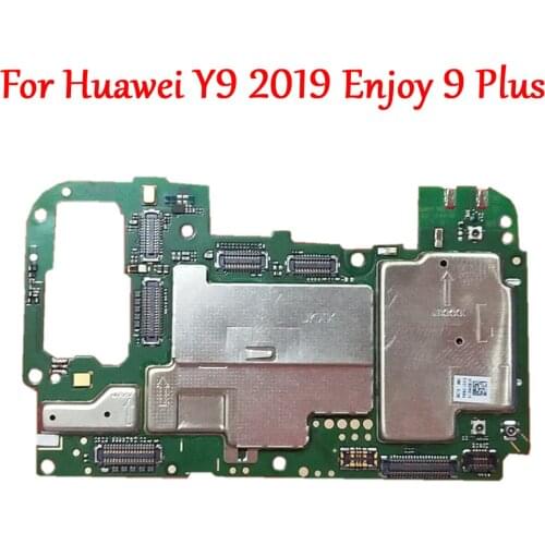 Tested Full Work Unlock Motherboard Logic Circuit Electronic Panel For Huawei Y9 2019 JKM-LX1 Enjoy 9 Plus Enjoy9 Plus JKM-AL00